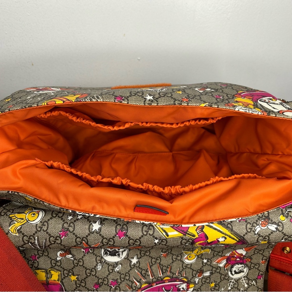 Gucci GG Supreme Monogram Space Cats Diaper Bag multicolor - Picture 8 of 16